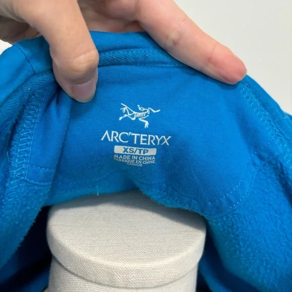 Women’s Arc’teryx Word On End Full Zip Hoodie Sweatshirt Blue Size XS - Picture 12 of 14